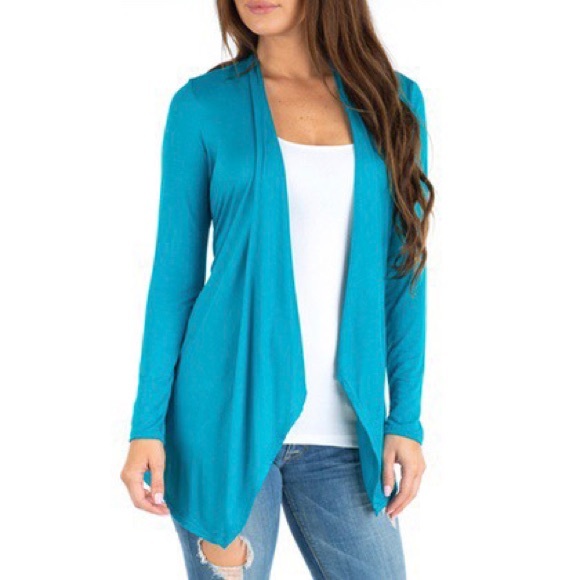 Rags and Couture Sweaters - Rags & Couture Womens Draped Open Front Cardigan